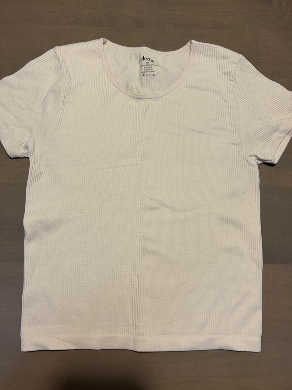 elodie Soft Ribbed Short Sleeve